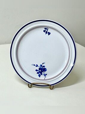 Vintage Discontinued Epoch BLUE TANGO Symmetry Four Bread & Butter Plate
